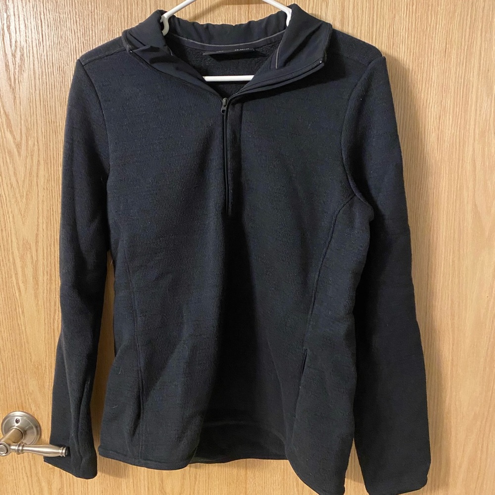 Black under armour fleece lined quarter zip